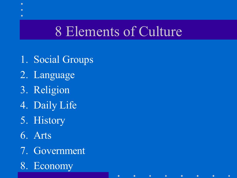 Basic Characteristics or Elements of Religion
